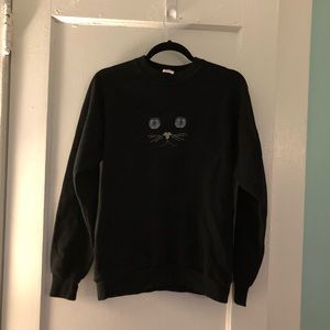 Vintage cat sweater